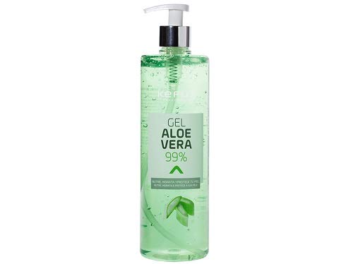 KFS Aloe Vera puro gel natural. 500 ml. Absorción inmediata y agradable textura no grasa. Nutre, hidrata, y refresca tu piel. Excelente tras depilación. After sun (500ml, Aloe vera)