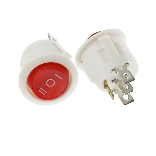 Interrupteur à bascule rond 20 mm résistant pour éviter les pannes de batterie en voiture