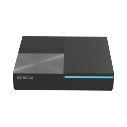 STRONG Leap S3 Pro TV Streaming Box 4K UHD Google TV con Puerto Ethernet, Android 12, 4GB RAM + 32GB Almacenamiento, Wi Fi 6, Chromecast Integrado, Control por Voz Google, Dolby Atmos Y Dolby Vision