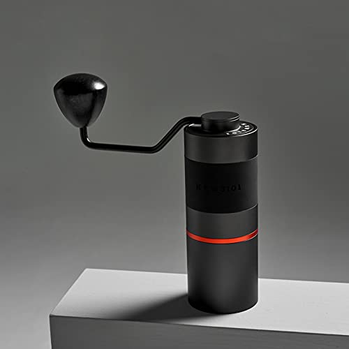 DXDUI Mini Hand Kaffeemühle Edelstahl Tragbare Espresso-Bohnenschleifer Mit Edelstahl-Ventilkern Und Langem Griff Für… – Bild 3