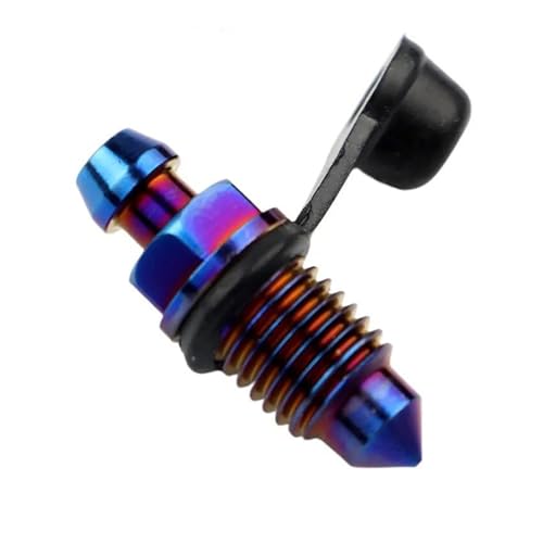 Vis de purge d'air de moto M10 x 1.25 pour étrier de frein et circuit hydraulique