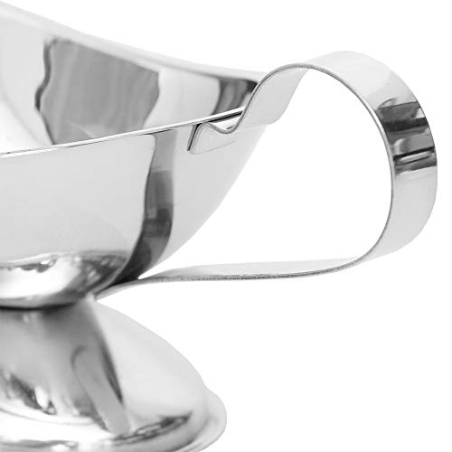 Home Basics Large Capacity Stainless Steel Gravy Boat, Silver (1) - Image 4