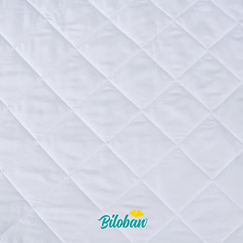 Image of Zippered Crib Mattress Protector Waterproof, 6-Sided Encasement, 2 Pack