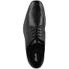 Clarks Men's Howard Apron Oxford Flat, Black Black Leather, 8 UK #1