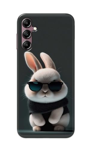 Image of PRINTFIDAA Printed Hard Back Cover Case for Samsung Galaxy A14 | A14 5G Back Cover (Cool Baby Rabbit) -112