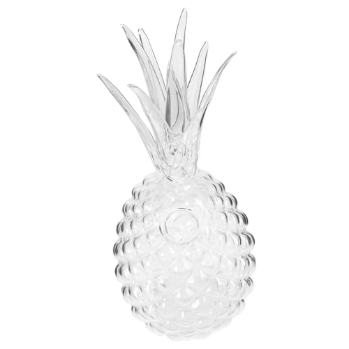 TOPBATHY Verre à Boire Ananas Tasse De Fête Hawaïenne Verre Transparent Pour Jus Cocktails Boissons Été Usage à Et Événements à Thème