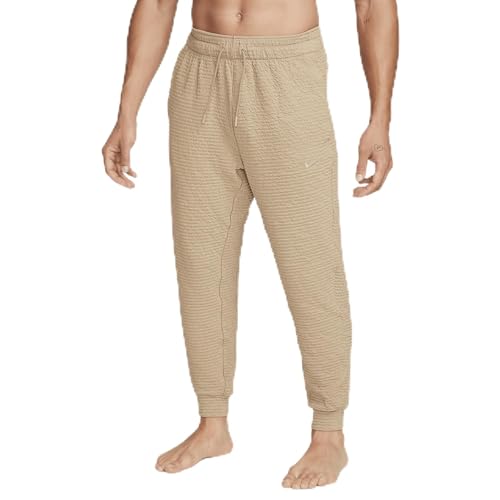 Nike Yoga Men's Dri-FIT Pants (Khaki/Khaki, DV9885-247) Size Large