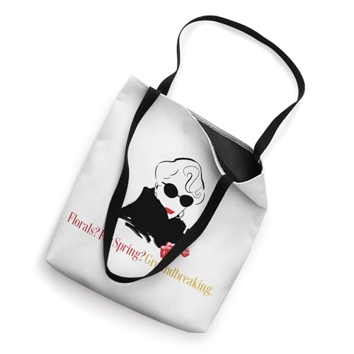 Bolso tote con frase floral de The Devil Wears Prada miniatura 2