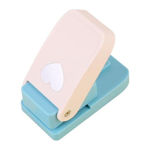 Harilla きん タブパンチ ルーズリーフセパレーター ラベルパンチ用品 ポータブルエンボスツール 分類ファイルメモ帳用紙, 心臓