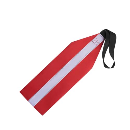 Ciieeo Red Reflective Kayak Towing Flag Oxford Cloth Safety Travel Flag for Kayak Sup Canoes Outdoor Accessories