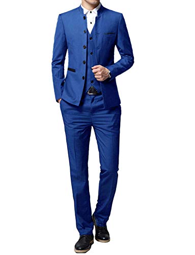 Costume homme col montant trois pièces pour en finir avec les cravates serrées