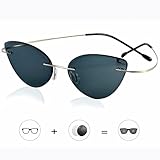 ★Ojo de gato a la moda: el diseño liviano sin marco es perfecto para la vida diaria, las fiestas y todos los estilos de vida activos al aire libre, como conducir, pescar, jugar golf, viajar, etc. Las gafas de sol tipo ojo de gato son perfectas para todas las formas de rostro.