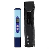 Digitales Messgerät mit Genauigkeit, tragbares Wassertester, 0 ~ 9990 mg/l (PPM) Wassertester für Schwimmbad und Fische, Koiteich, Wasser, Aquarium, Aquakultur