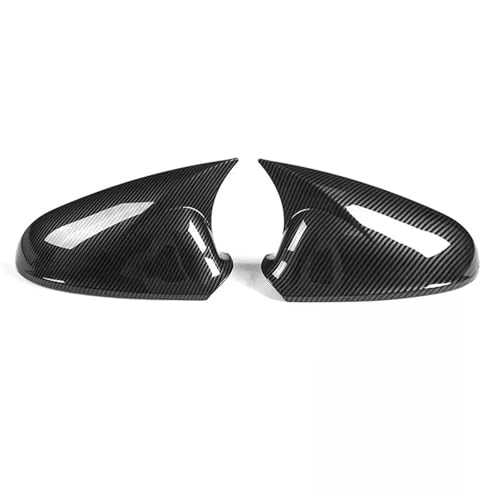 Coques rétroviseurs pour Vauxhall Astra J MK6 style M aspect carbone brillant