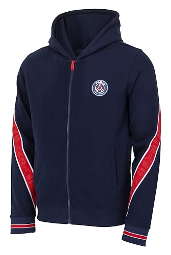 PSG Sweat Capuche zippé Collection Officielle Paris Saint Germain - 14 Ans