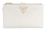 GUESS Monedero Laurel II SLG Double Zip Organizer Bone Crema