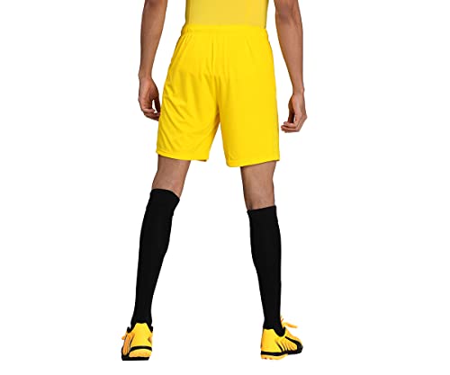 Image of PUMA Mens teamGOAL 23 knit Shorts, Cyber Yellow, 2XL (70426207)