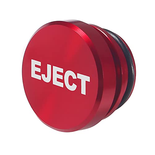 DWEII 1PCS Aluminum Dustproof Plug Billet Button Plugs, Standard 12-Volt Replacement Accessories, Car Novelty Button Lighter Anodized Aluminum Car Decoration Fits Most Automotive Vehicles