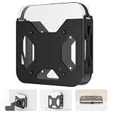Yaotieci Supporto in metallo per Mac Mini M1 / M2 / M2 Pro 2011-2023, supporto da tavolo e da parete, montaggio VESA dietro monitor/braccio monitor, VESA 75 x 75/100 x 100, gestione dei cavi, facile
