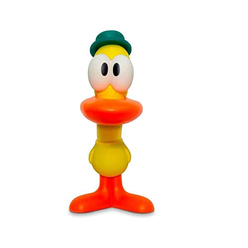 Kit Turma Pocoyo 3 Bonecos de Vinil 28cm Pocoyo Pato Elly