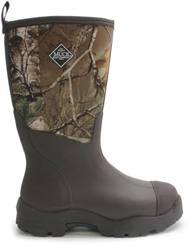 Muck Boots Unisex Wellington Boots Rain, Brown Bark Real Tree Xtra, 8 US Men | Image 1