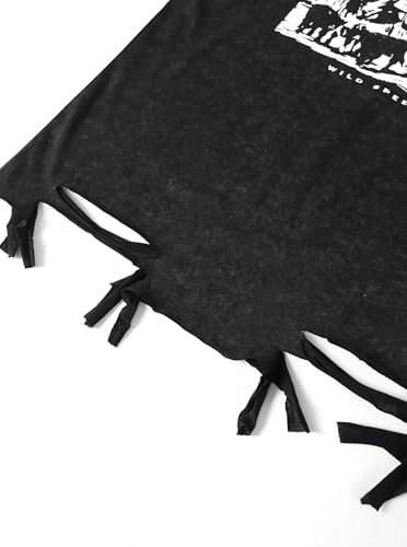 Image of Remidoo Oversized Graphic Tshirts for Women Casual Loose Fit Short Sleeve Tee
