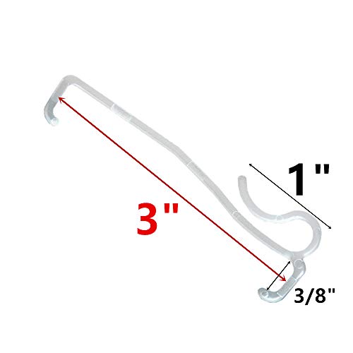 Valance Clips 6Pcs 3'' Window Blinds Hidden Clip Clear Plastic For Horizontal Blinds Valance Retainer Holder #TOP1