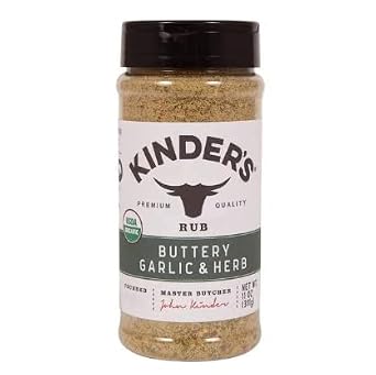 Kinders Premium Quality Organic Rub and Seasoning - Buttery Garlic & Herb, 11oz