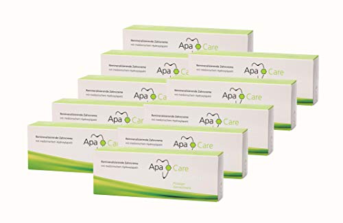 10x Apa Care remineralisierende Zahncreme 75 ml Flüssiger Zahnschmelz Zahnpasta Cover