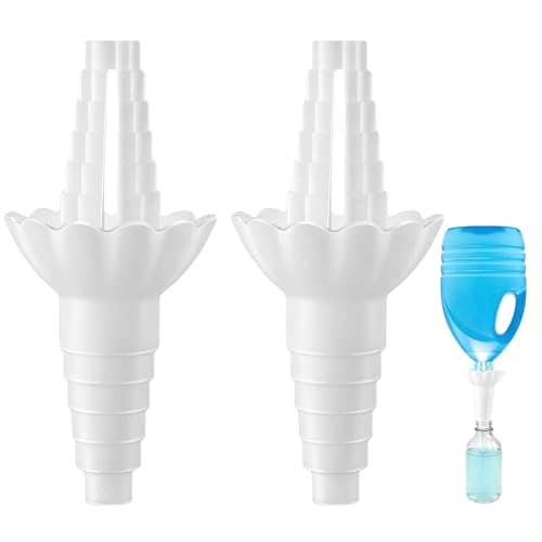 2 Pack Bottle to Bottle Transfer Connector for Soap, Shampoo, Lotion