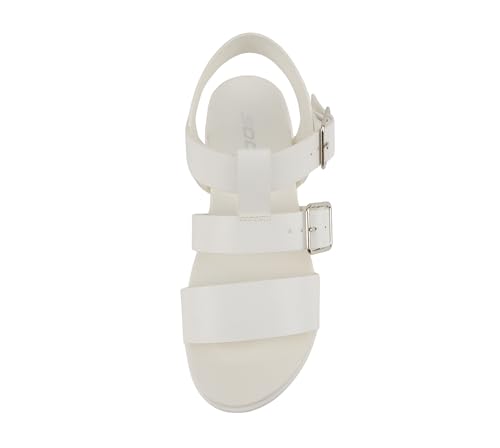 Image of Soda inchSTELLAR inch ~ Women Flatform Multi Strap Double Buckle Open Toe Ankle Strap Platform Wedge Sandals