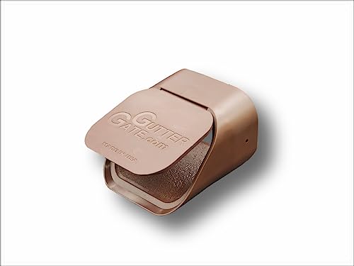 GutterGate 2"x3" Type-A Brown Gutter Downspout Extension Accessory