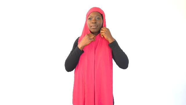 Muslim Women's Long Khimar Hijab Veil - Instant Overhead Prayer Burqa Dress