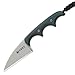 CRKT Minimalist Wharncliffe Neck Knife: Compact Fixed Blade Knife, Folts Utility Knife, Bead Blast Blade, Resin Infused Fiber Handle, and Sheath 2385