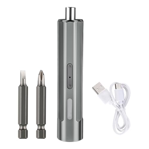 Rdxanc Juego de destornilladores eléctricos inalámbricos 34 en 1, 3 Nm, 3,7 V, con broca de acero y batería recargable de 2000 mAh, puerto tipo C