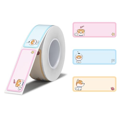 NIIMBOT ���x�����[�J�[�{���̃e�[�v0.55 x 1.57�C���`�i14 x 40 mm�j�v�����^�[�X�e�b�J�[�y�[�p�[D11/D110/D101���x�����[�J�[�̎��ȔS�� 160������/�� �i�u���b�N�e�L�X�g/�Č��j