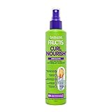 Garnier Fructis Curl Nourish Hair Detangling Spray, Leave In Treatment, 8X Smoother Detangling, Formulated with Coconut Oil And Vegan Protein, Zero Sulfates, All Types of Waves and Coils, 250 ml