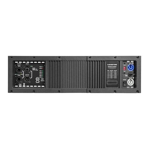 Image of Sound Town ZETHUS-A Series 18 inch 1600W Powered Line Array Subwoofer with Class-D Amplifier, DSP Presets, Birch Plywood, Black (ZETHUS-A18SPW)