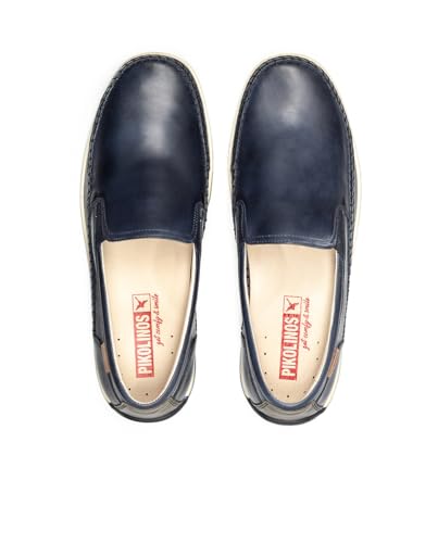 Image of PIKOLINOS Marbella M9A-3111 Men's Slip-On Moccasins - Premium Calfskin Leather - Removable Cushioned Insole with All Day Support - Elastic Fit - Flexible Sole