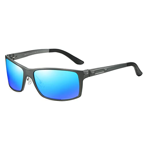 Duco Gafas De Sol Polarizadas Para Hombre, Marco De Metal, Gafas Deportivas Ultraligeras, Gafas De Conductor, Gafas De Ciclismo, Protección Uv400, Dc9018, Azul, 65 Duco Gafas De Sol Polarizadas Para Hombre, Marco De Metal, Gafas Deportivas Ultraligeras, Gafas De Conductor, Gafas De Ciclismo, Protección Uv400, Dc9018, Azul, 65