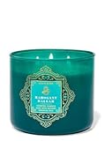 Bath & Body Works, White Barn 3-Wick Candle w/Essential Oils - 14.5 oz - 2021 Christmas & Winter Scents! (Mahogany Balsam)