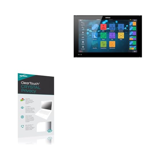 BoxWave Screen Protector Compatible with Simrad NSO evo3S (24 in) - ClearTouch Crystal Privacy (2-Pack), Privacy Screen Protector Flexible Film Clear