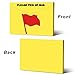 YeeBeny Post Flag Magnetic Replacement Flag for Outgoing Mail -Pickup Red Flag with Bright Yellow Background Please Pick Up Mail Mailbox Alert Magnet - 1.8x2.6 Inch Mailbox Notification Magnets