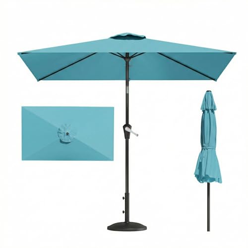 6.5' x 10' Rectangular Patio Umbrella