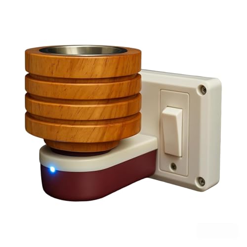 Image of (Pack of 2) Premium Wooden Camphor Burner /Essential Oil Diffuser /Electric Diffuser for Fragrance /Kapur Dani for Pooja, Meditation, Kappor Stand for Home, Office