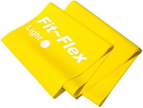 Fit-Flex Resistance Exercise Band - 2m Length - 3 Flex Options  Pilates, Yoga, Rehab, Stretching, Strength Training