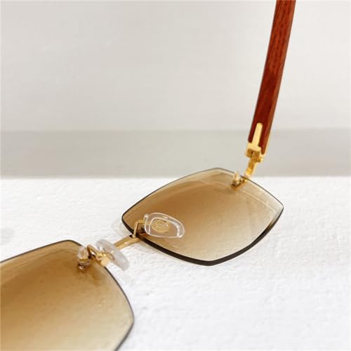 Lunettes de soleil légères en bois pour éviter les maux de nez