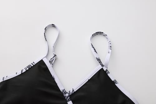 Image of Girls 3 Piece Bikini Bathing Suit Teen Girls Swimwear Sport Swimsuits with Shorts 9-16T