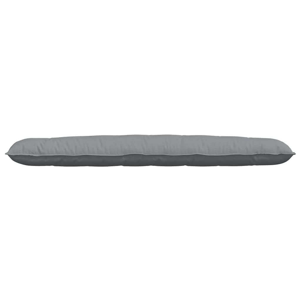 Cojín de espalda genérico gris claro, 200 x 19 x 50 cm, cojín lumbar para oficina y sala de estar, tejido suave con relleno de poliéster y cierre de cremallera, soporte moderno para lectura
