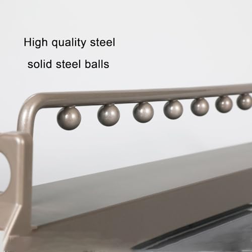 Tringle à vêtements en alliage d'aluminium luxe marron 35cm - 3